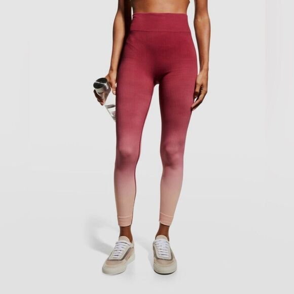 THE UPSIDE ribbed & High-Waisted Leggings; Size Large.  Brand New, never worn - Picture 2 of 15